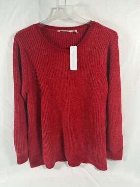 Soft Surroundings Super Soft Red Sweater Size 1X NEW